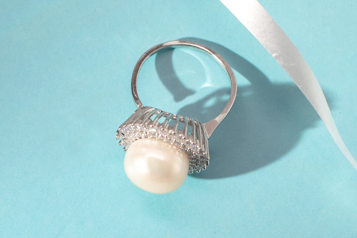 Fashion pearl Ring Freshwater cultured pearl Ring Jewelry