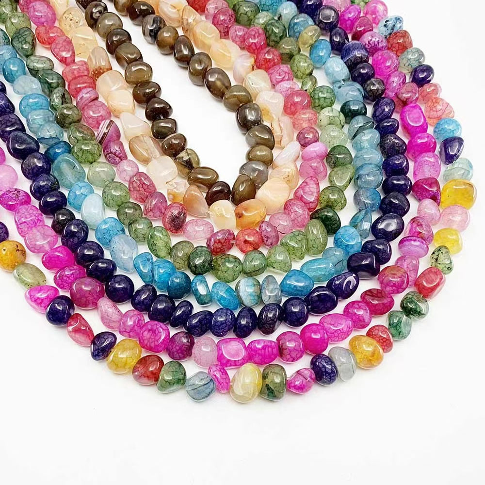 ③【Agate】 Natural Stone Beads Making DIY Bracelet 4 6 8 10 12mm